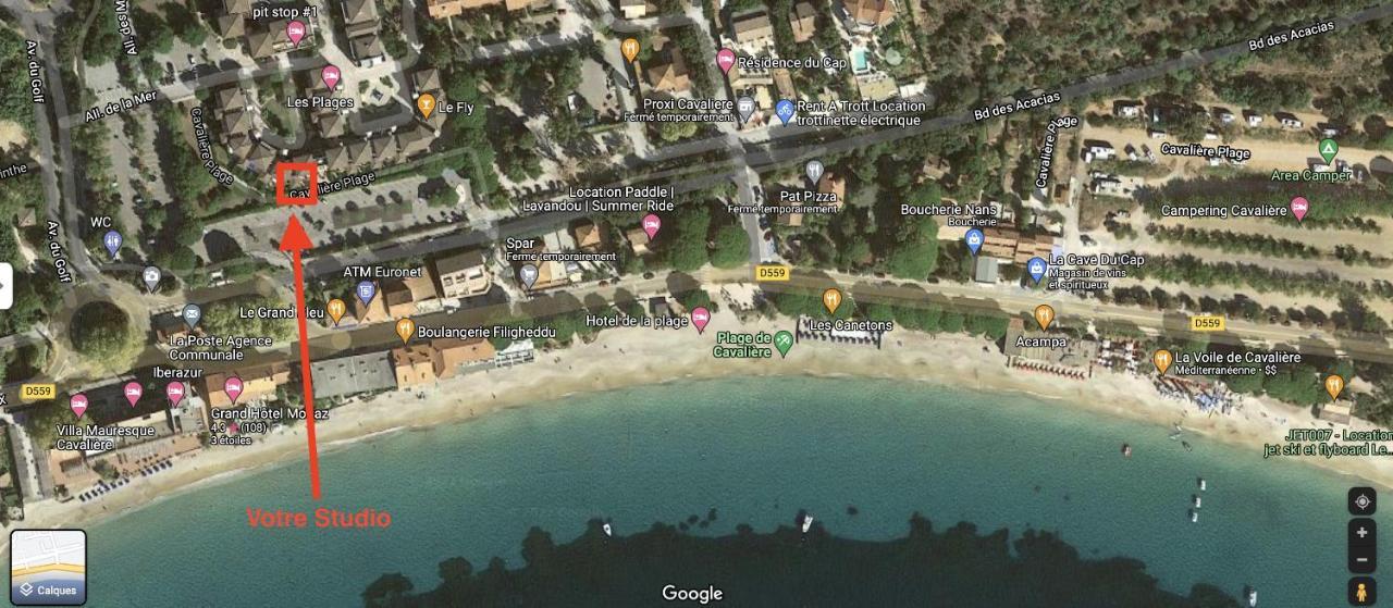 Magnifique Studio A 50M De La Plage De Cavaliere - Studio Tamarindo 勒拉旺杜 外观 照片
